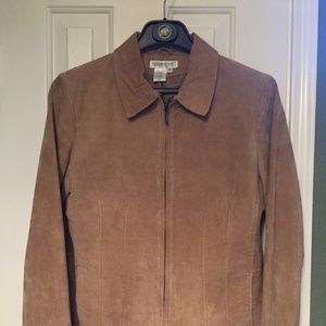 Coldwater Creek Suede Leather Jacket